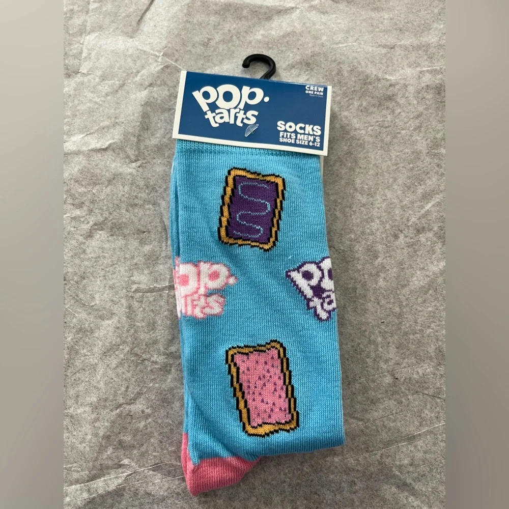 Pop Tarts Socks Fits Men’s Shoe Size 6-12